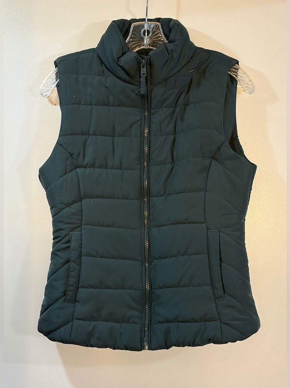 Aeropostale Dark Green Puffer Vest Sz Small